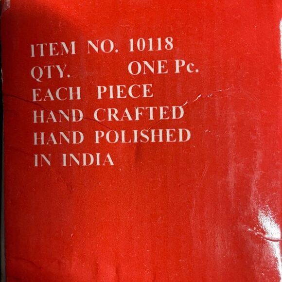 Angel candle holder solid brass hand crafted in India - Picture 7 of 11